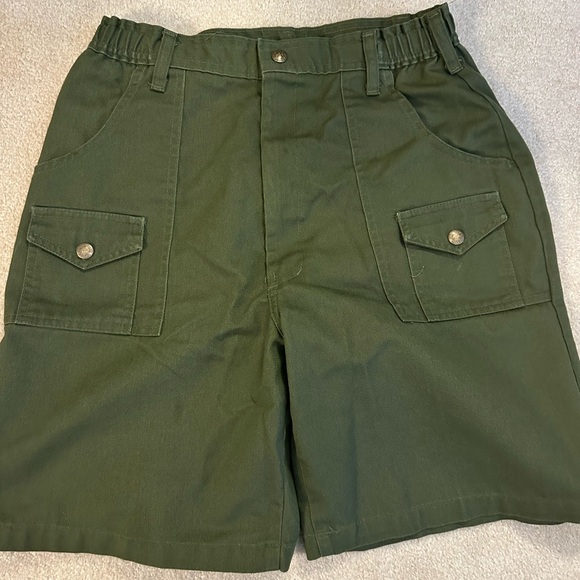 Other - VTG Boy Scouts of America Uniform Pants  Green Cargo Shorts BSA